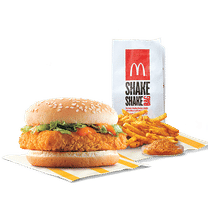 McSpicy Paneer Burger + Fries (M) + Piri Piri Spice Mix