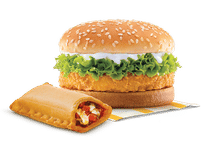 McChicken Burger + Veg Pizza McPuff