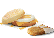 Egg & Cheese McMuffin + Hashbrown