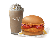 McAloo Tikki Burger + Cold Coffee