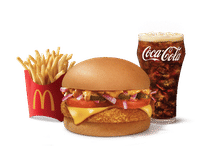 Mexican McAloo Tikki Burger with Cheese Combo ( M)
