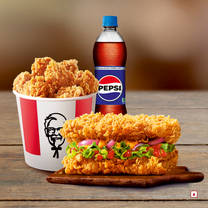 Double Down Burger & Popcorn Meal