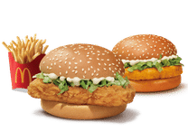 Burger Combo for 2: McSpicy Chicken + McChicken