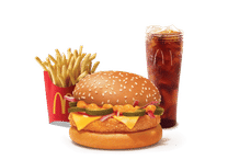 Corn & cheese Burger Combo