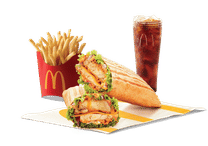 Big Spicy Chicken Wrap Combo