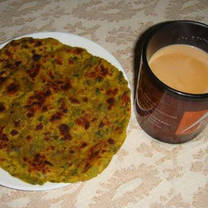Medium Kulhad chai with Thepla 4 pieces
