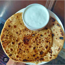2 Aaloo Paratha with amul Dahi+ Separate packet of sugar