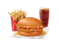Chicken Surprise Burger Combo