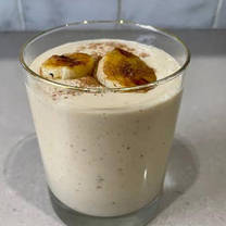 Banana honey dryfruits Milk shake