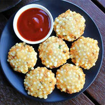 Sabudana Vada with Tomato sauce (6 pieces)