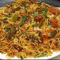 Super spicy Hyderabadi veg biryani (full)