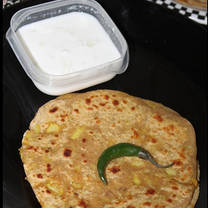 2-Gobhi Paratha with Amul Dahi