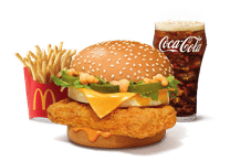 McSpicy Premium Burger Chicken Combo