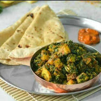 Winter Special Aloo methi with 5 Tawa Roti