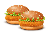 2 Korean Mc Spicy Paneer Burger