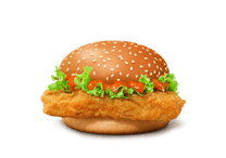 Korean Mc Spicy Chicken Burger