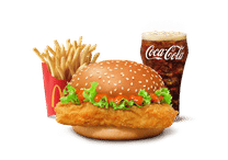 Korean Mc Spicy Chicken Burger Combo (M).