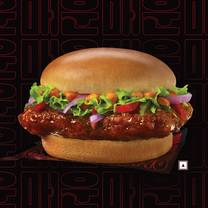 Korean Spicy Chicken Burger.