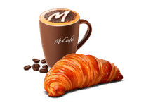 Butter Croissant + Cappuccino-.
