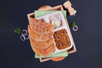 Aloo Paratha with Pindi Chole