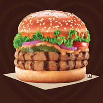 Flame-Grilled Chicken Whopper Deluxe(Reg. Size Bun) Double Patty.