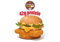 McSpicy Premium Chicken Burger Protein Plus (2 Slices)