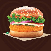 Extra Crunchy Veg Whopper Deluxe(Reg. Size Bun)!