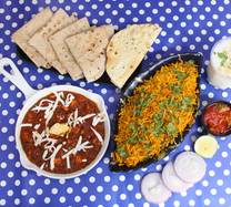 Paneer Lababdar [500ml] + Veg Biryani [500ml] + Paneer Chilli [13 piece] with 10 butter tawa roti