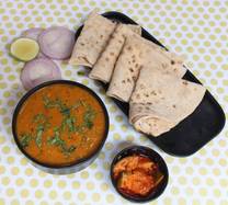 Dal fry 200 Ml + 3 Plain Roti