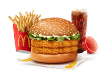 McVeggie Double Patty Burger Combo