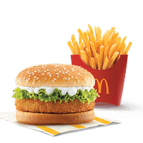 McVeggie Burger + Fries (M)