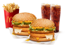 Burger Combo for 2: McCheese Burger Chicken