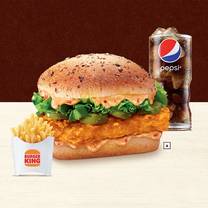 Fiery Chicken Burger Combo