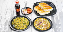 Egg Australian Fry [2 Egg] + Egg Kachu Paku [2 Egg] + 8 Butter Pav
