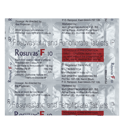 F 10mg Strip Of 15 Tablets