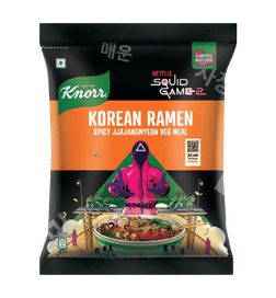 Korean Ramen Spicy Jjajangmyeon Veg Meal