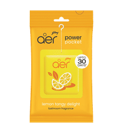 Power Pocket Bathroom and Toilet Air Freshener (Lemon Tangy Delight)