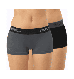 Antibacterial Micro Modal Blend Boyshorts for Women Long Panty Pack of 2 - XXL