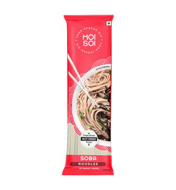 Healthy Soba Noodles. Made with Buckwheat Flour & Whole Wheat. Serves 2 -