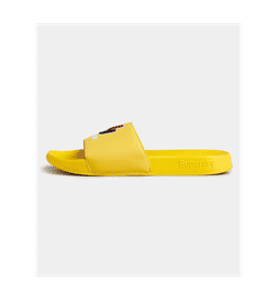 Core Yellow Pool Sliders UK 3/4