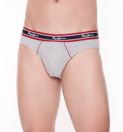 Men's Classic Grey Brief with Ultrasoft waistband - CLB02 -02 - XL