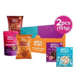 Chocolates, Brownie , Cookies, Flavored Nuts, Gift Hamper | 5 Delightful Healthy Snacks