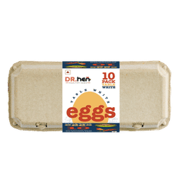 Dr.Hen Table white egg 10 pcs