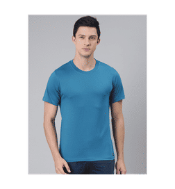 Rupa Jon Powder Blue Men T -shirt (Solid) - XL