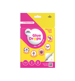 Instant Glue Drops Just Peel Apply and Stick (2 Sheets x 12 Drops)
