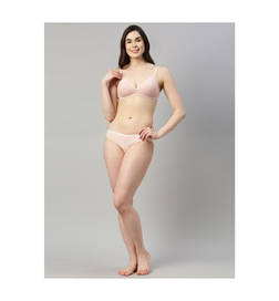 A039 Perfect Coverage Cotton T-shirt Bra for Women- Padded and Wirefree - 32D