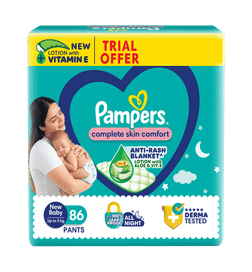 Pant Diaper (New Born, Upto 5 Kg, All-Round Protection, Anti Rash Blanket)