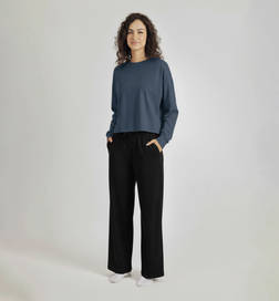 Innerfashion Women Solid Full Sleeve T-shirt