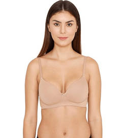 Women's Synthetic T-Shirt Padded Non Wired Bra - 34D