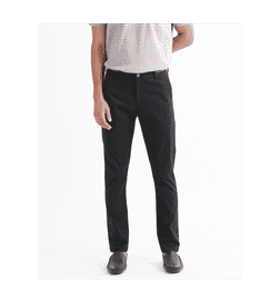 Men Trellis Primary Black Pant (Pack Of 1) Size - 30